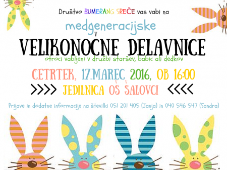 VELIKONOČNE DELAVNICE